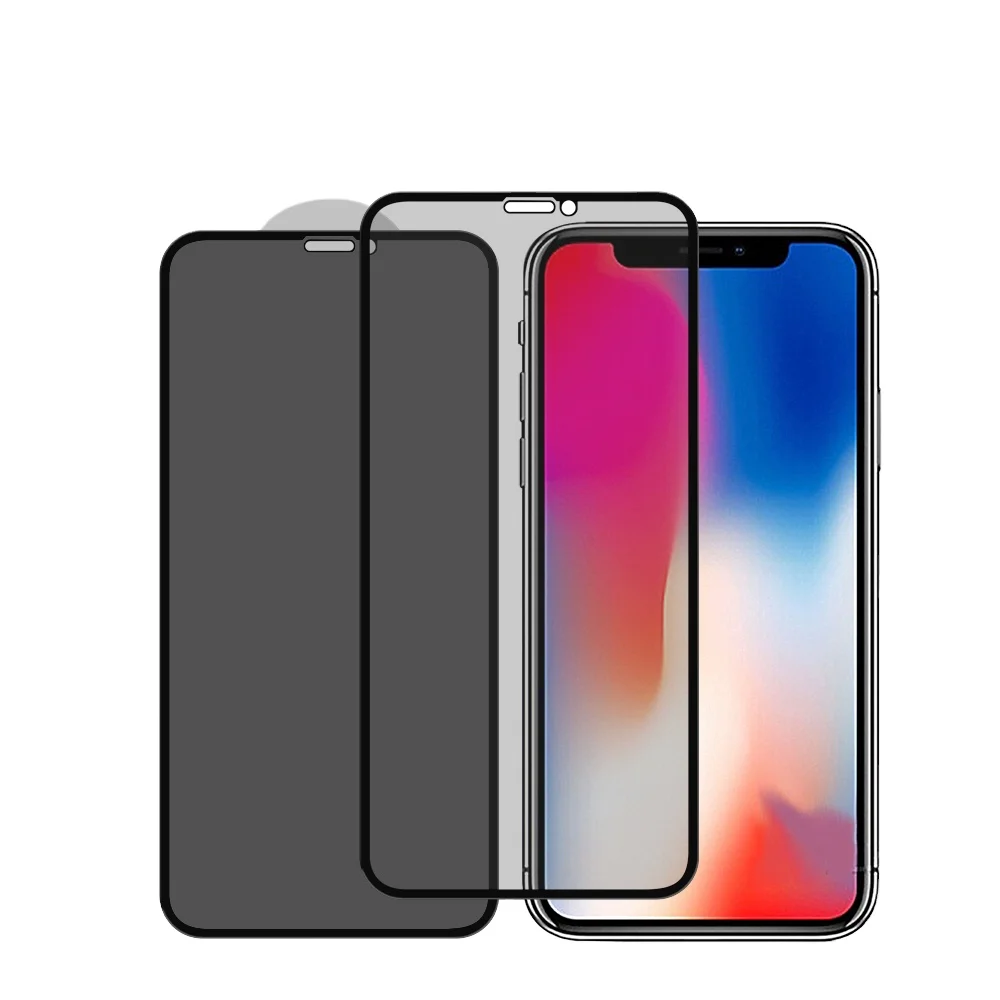 anti peep tempered glass for iphone 12 privacy glass 9H high aluminum tempered glass screen protector
