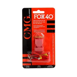 2022 Outdoor Emergency Referee plastic FOX-40 Whistle With Blister Card Packing