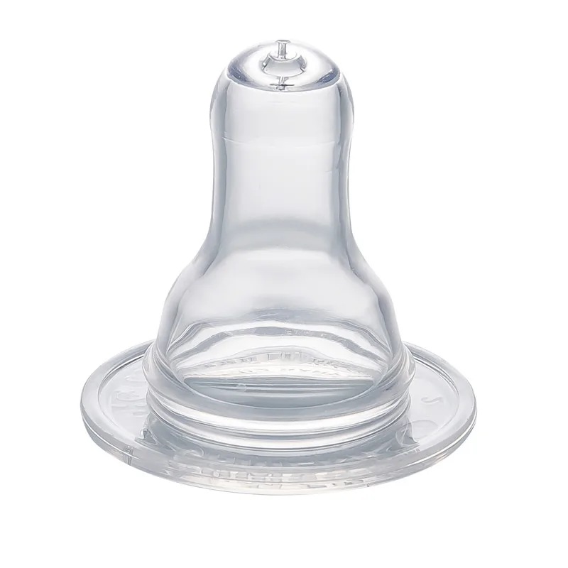 BPA Free food grade liquid silicone standard caliber round-hole baby teat soother baby eating Baby Nipple