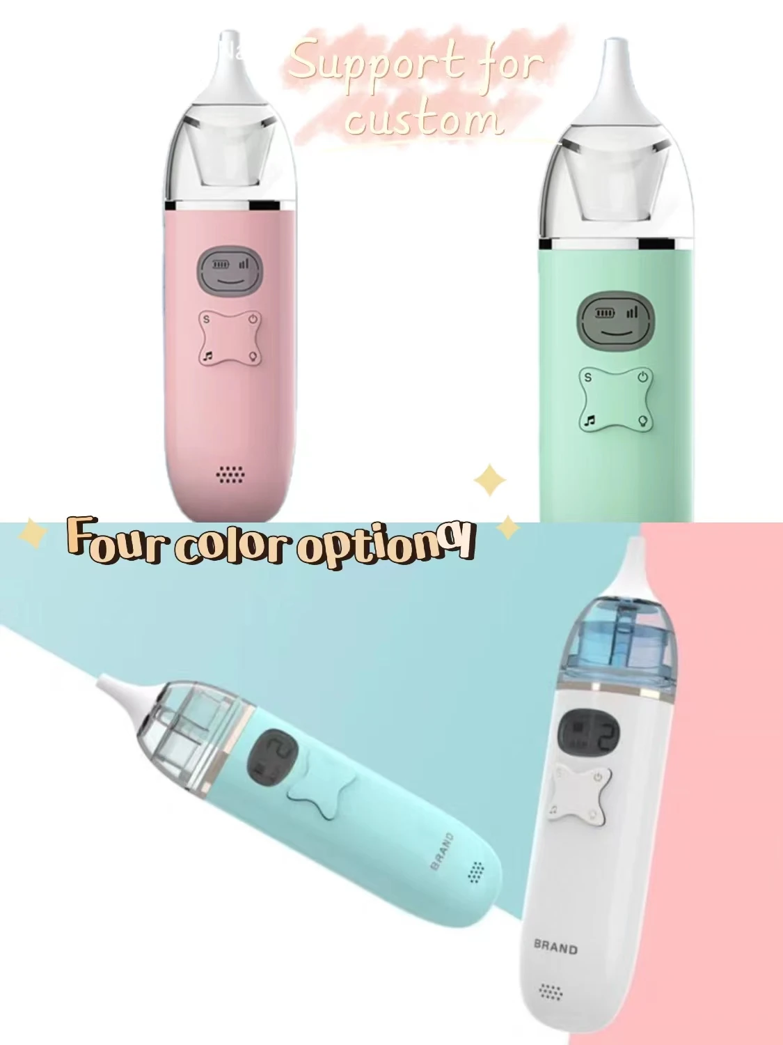 Baby Nasal Aspirator 2022 Electric Nose Cleaner Nasal Aspirator Electric Nose Suction for Baby
