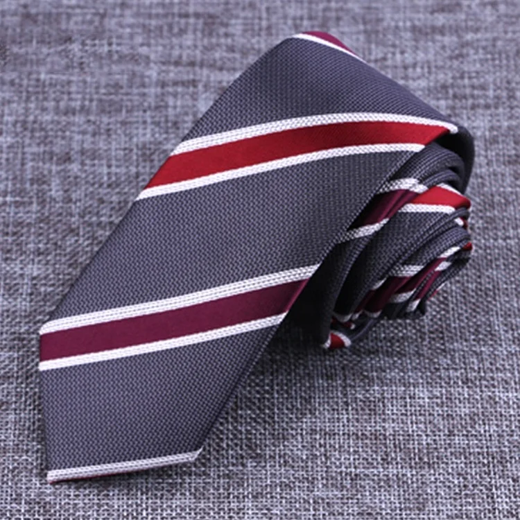 Factory directly wholesale high quality 6cm korea necktie men tie japanese microfiber neckties polyester ties