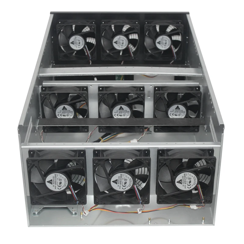 Двойной источник питания ATX 6/8/13 GPU ETH/BTC/и т. Д. Компьютерная Шахта чехол Rig для Ethereum материнская плата
