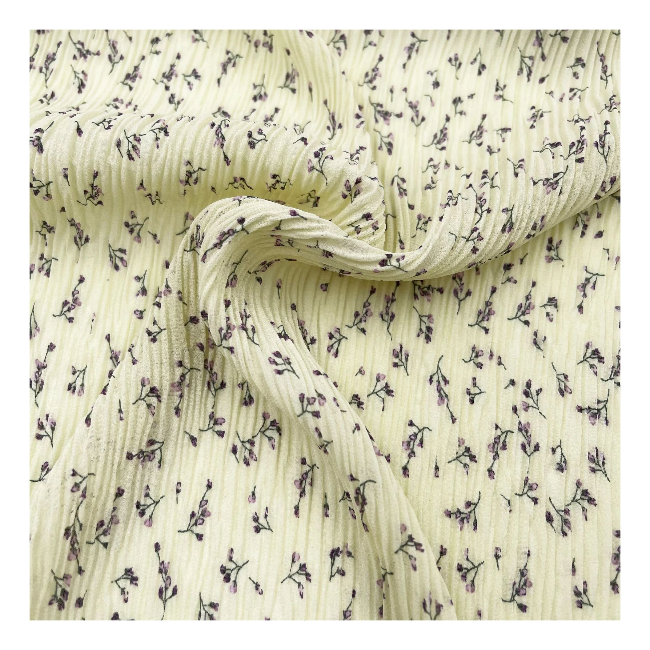 printed 25gsm dirac somali light and transparent stock silk chiffon crepe fabric for scarf and dress polka dot chiffon fabric