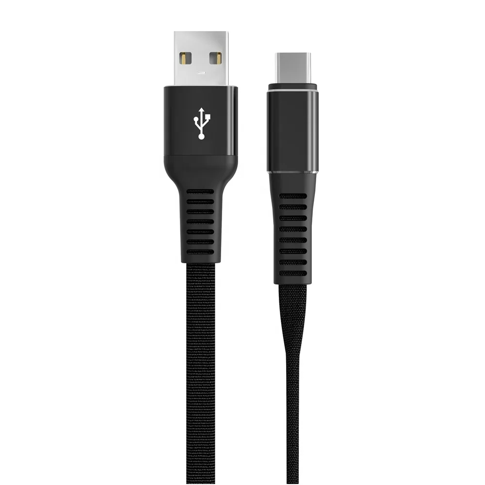 Фабричная цена новый стиль USB A к C Ткань быстрой зарядки и передачи данных