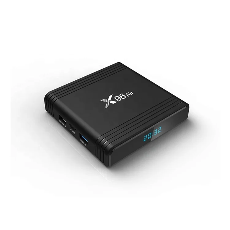 Новый процессор Amlogic S905X3 чип Android 9 0 Tv BOX X96 Air 2G 4G RAM 16G 32 ГБ 64 ROM Dual Wifi Hd видео Телевизор 8 к Декодер каналов кабельного телевидения компьютерной приставки телевизору X96Air