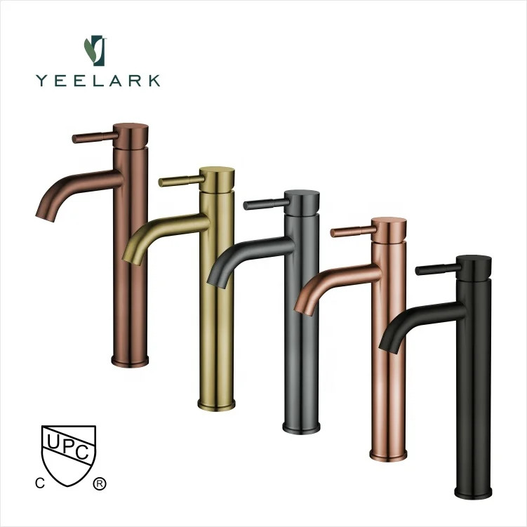 Luxury Stainless Steel 304 Antique Deck Mounted Black Hot And Cold Water Basin Faucet Manufacture Sink Mixer Bathroom Taps