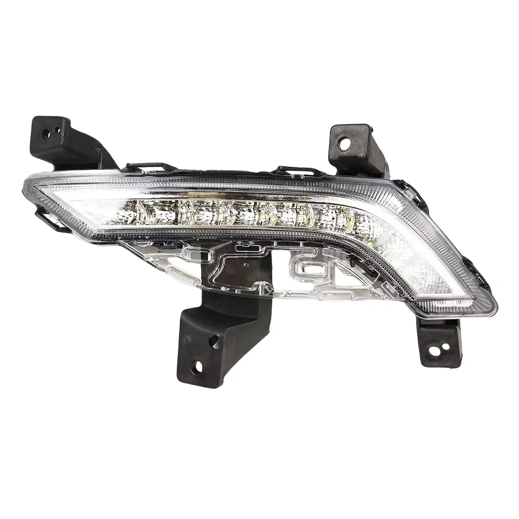Car Front Bumper LED Fog Lamp LEFT RIGHT Fog Light Daytime Running Light For Geely Atlas BoYue Proton X70 2018 2019 2020