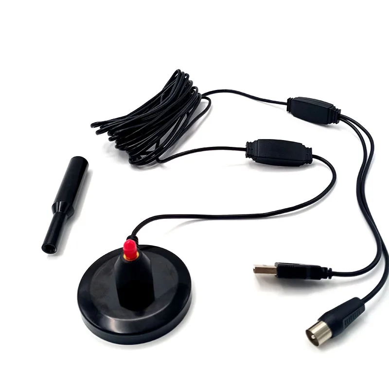 Newly designed high gain magnetic antenna 30dbi with 16.4 feet cable Uhf antenna portable Dvb T2 Hdtv antenna