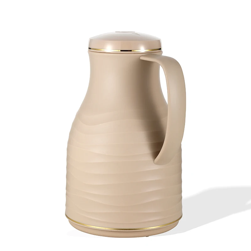 Keep Hot and Cold 1.0L  Double wall vacuum glass inner plastic water kettle