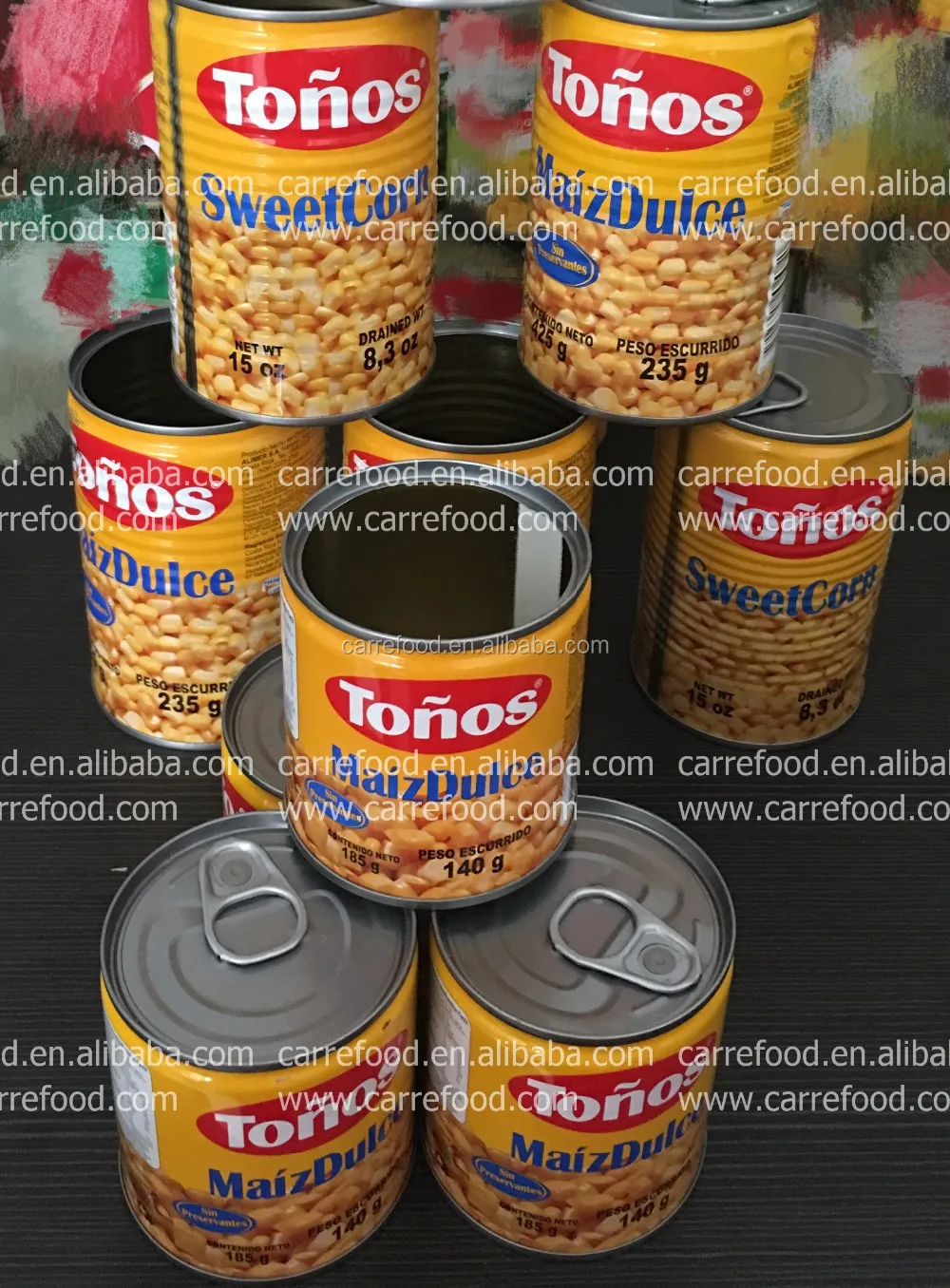 Choclo maiz dulce whole canned Kernel corn in can