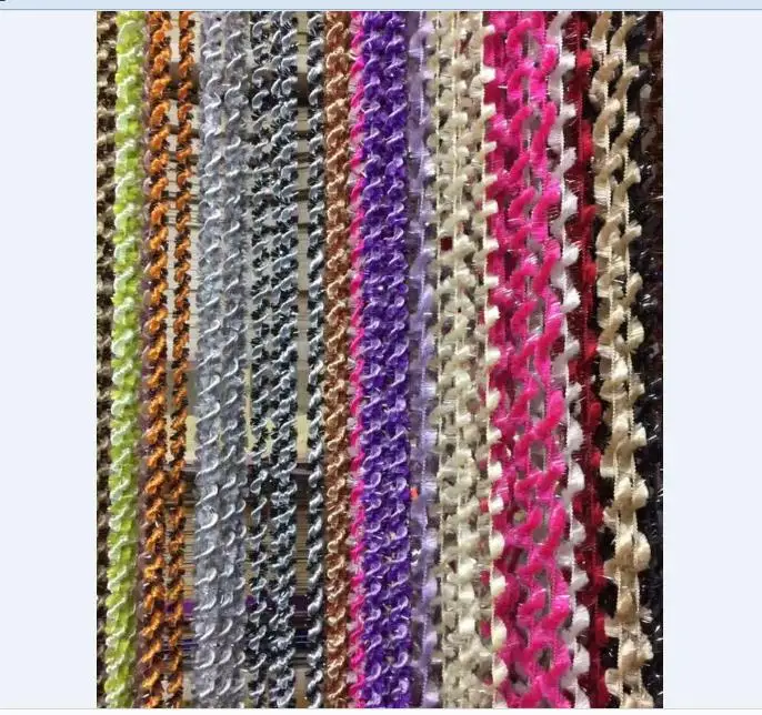 Pure color Wedding White String Curtain  fringe curtain