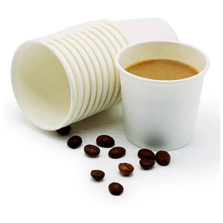 100% Biodegradable Single Wall Paper Cups For Coffee 12Oz Coffee To Go Disposable Hot Paper Cups