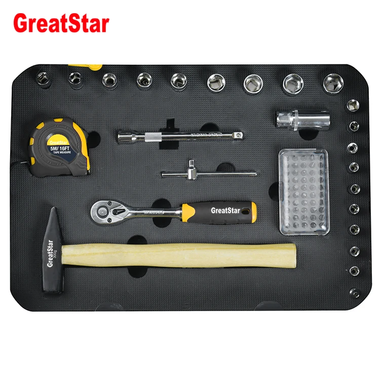 119PC Aluminum Suitcase Hand Tool Kit Set Household Tool Sets tool kit for home