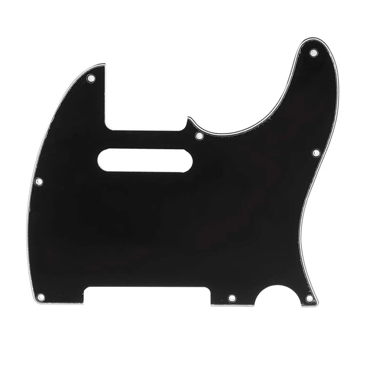 5 Hole 1Ply Black Vintage TLGuitar Pickguard for FD American Mexican Made Standard TL Style Electric Guitar