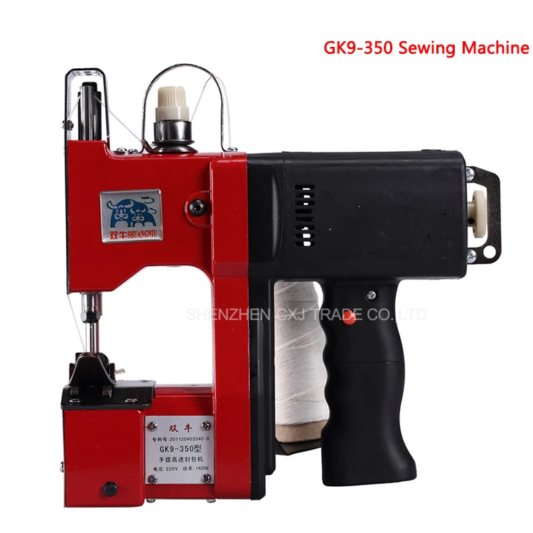 GK9-350 Portable electric high-speed sewing machine woven bag rice bag sack sealing machine small packing machine small