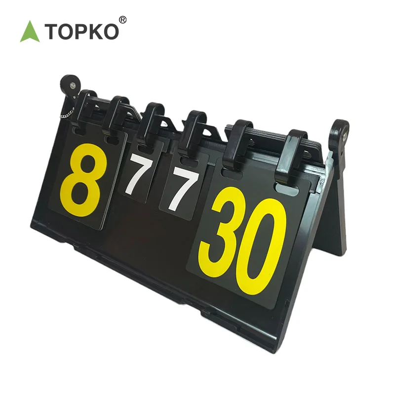 TOPKO Popular  Plastic Scoreboard for Table Tennis Basketball Football Volleyball Score Board