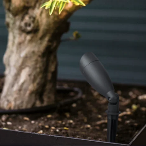 G-1033 Energy saving adjustable outdoor grounding plug lawn spotlight IP54 waterproof aluminum glass LED spotlight