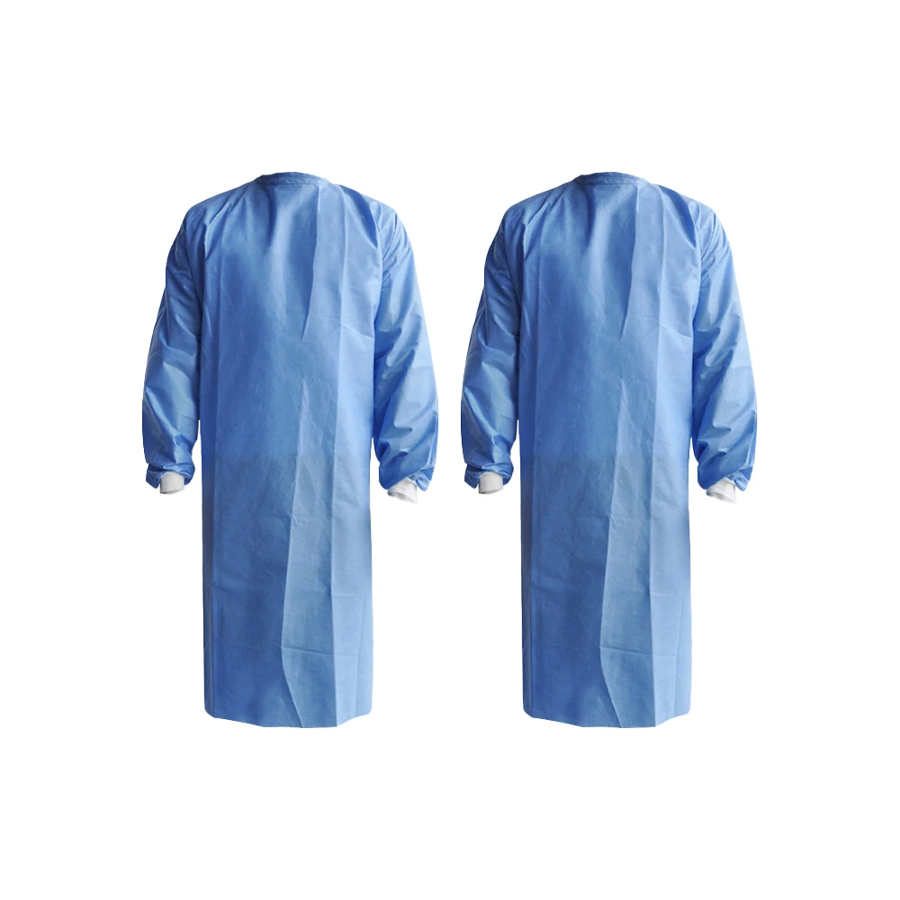 Disposable Protective Suit Sterilization Surgical/Medical Nonwoven Isolation Gown with Thumb holes protective gown
