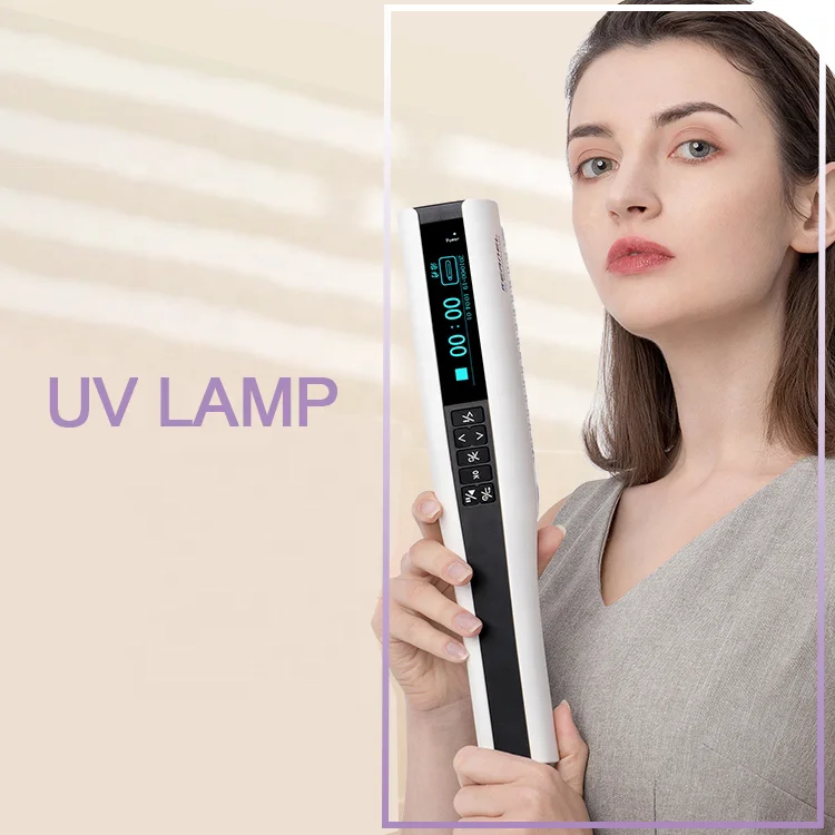 OEM логотип настроить портативный UVB ФИЗИОТЕРАПЕВТИЧЕСКИЙ свет Uvb 311 нм Лампа для витилиго псориаза