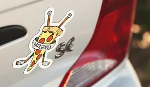 UV Coated Strong Adhesive Vinyl Car Bumper Sticker Custom Permanent Logo Sticker Transfer stickers Window Decals