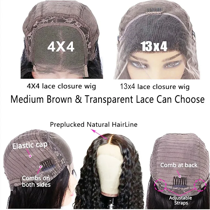 Transparent 200 Density Hd Lace Wig Mongolian Afro Kinky Curly Wig For Black Women Natural Afro Hair Wigs Human Hair Lace Front