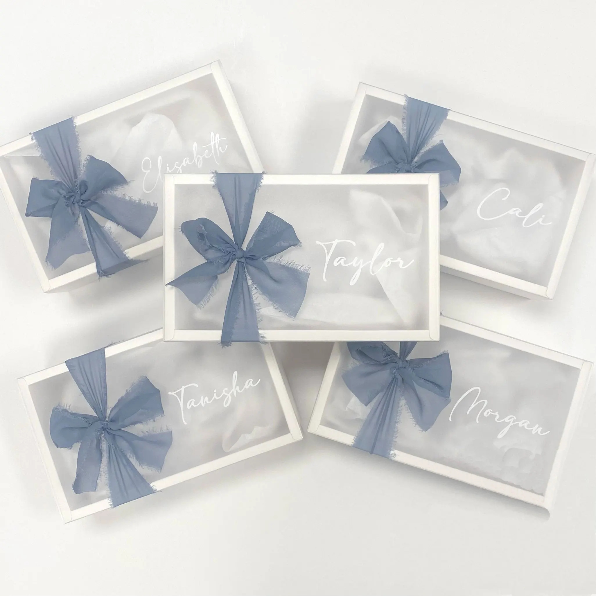LABON Personalized Bridesmaid Empty Proposal Gift Box Bridal Party Thank You Wedding Gift Boxes
