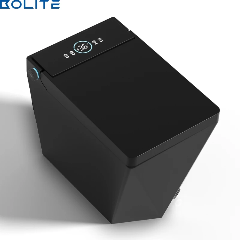 2023 matte black bathroom ceramic intelligent toilet bow Automatic operation sanitary ware smart bidet electronic Toilet