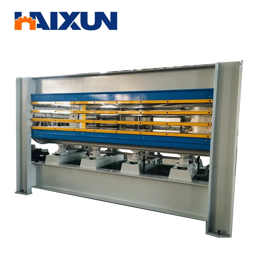 Wood machine hydraulic hot press for plywood, pvc, MDF lamination on doors