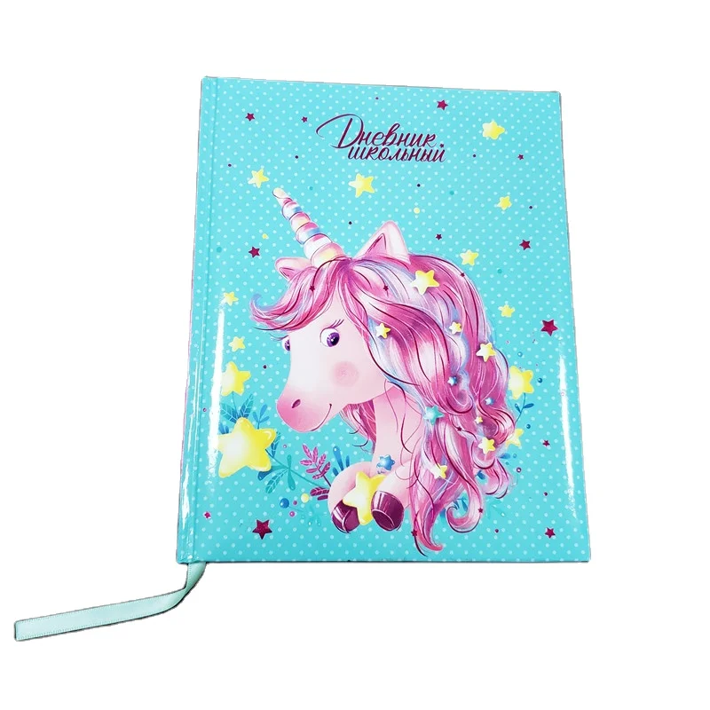 Wholesale Custom Colorful Blank Paper Hardcover Painted Book Custom Dairy Notebook Journal For Kids