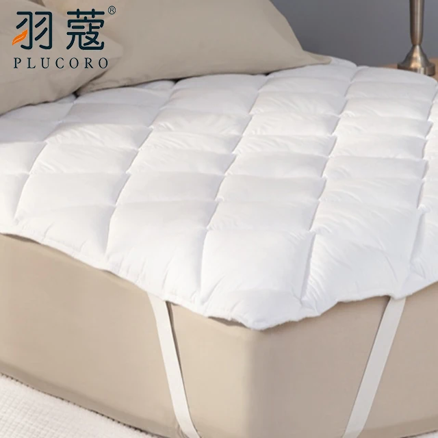 China Suppliers Soft Filling Goose Down Cheap Hotel Bed Mattress Topper For Hotel