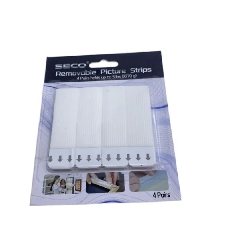 China Large Size Removable Adhesive Tape Picture Hanging Strips Doube-sided Adhesive Picture Hanging Strips