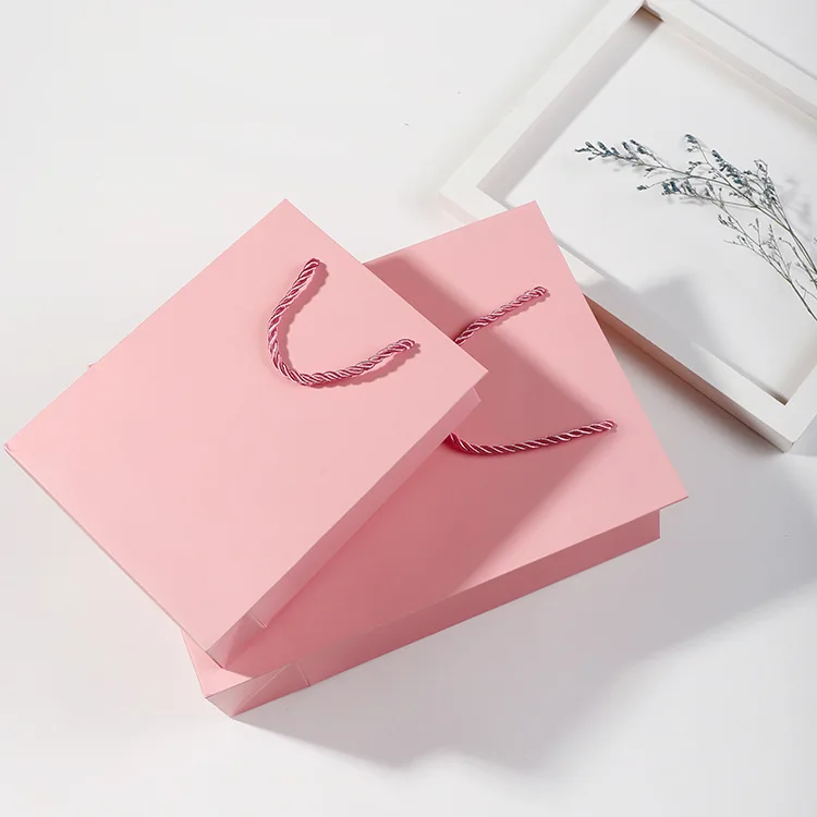 Jewelry packaging bags solid color exquisite handbags companion bags gift gift bags spot can be printed LOGO