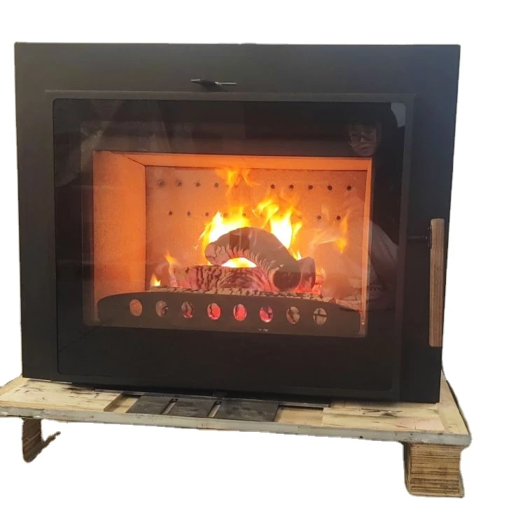 YXA-003 Classic European Design Free Standing Steel Metal Wood Stove Fireplace for Indoor Heating Remote Control Living Room