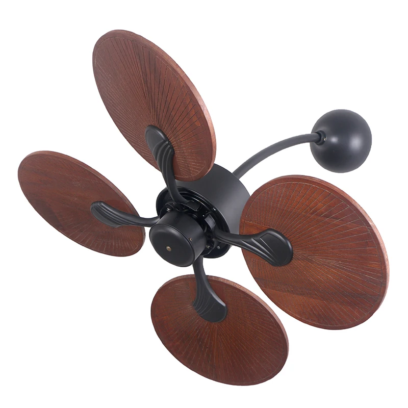 YOUKAIN New Design energy saving small ceiling fan wood wall mounted fan remote control ceiling fan