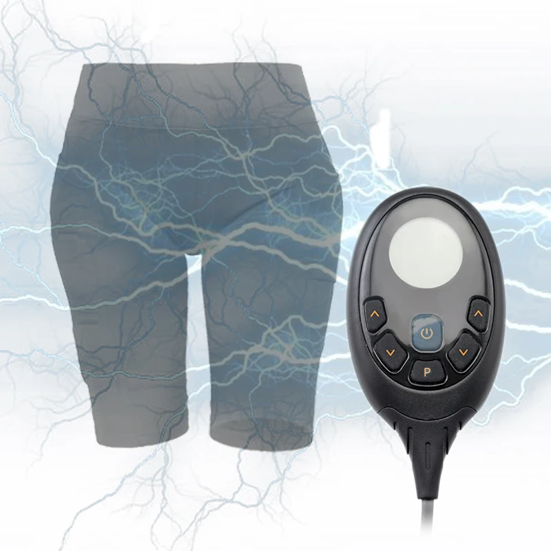 Electric Fitness Garments Weight Loss Belt Fitness Pants Anti Cellulite EMS Shorts for Home Gym Training Workout