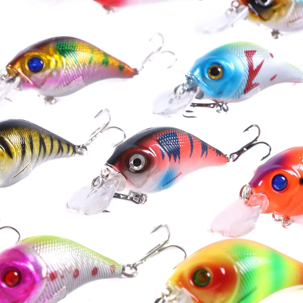 Noise Pearl Ball Floating Fishing Lure Bait Crankbait 0.3-1.5M Depth for Bass Perch Fishing
