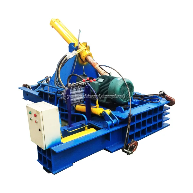
factory price horizontal used scrap metal baling press scrap metal compactor press machine 