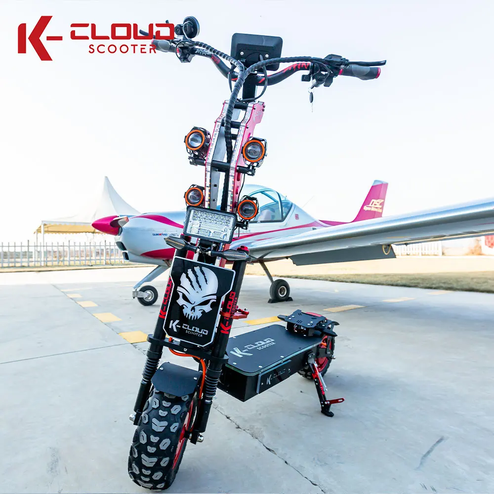 Самофирменный R & D 8000 Вт, 10000 Вт, 72 в, мощный складной вездеходный Электрический скутер для взрослых, большой радиус действия, двойной мотор, Электрический скутер