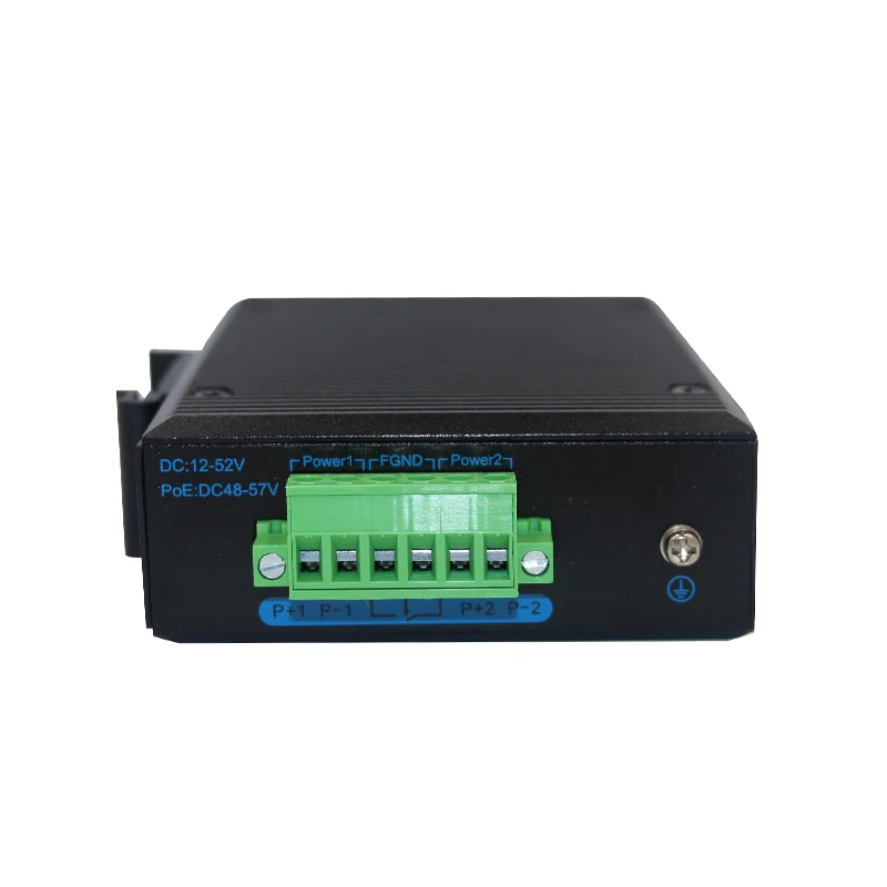 AS-ES8E Industrial Ethernet Switch 8 ports 100M Wide range DC power supply Redundancy Power DIN rail Ethernet Switch