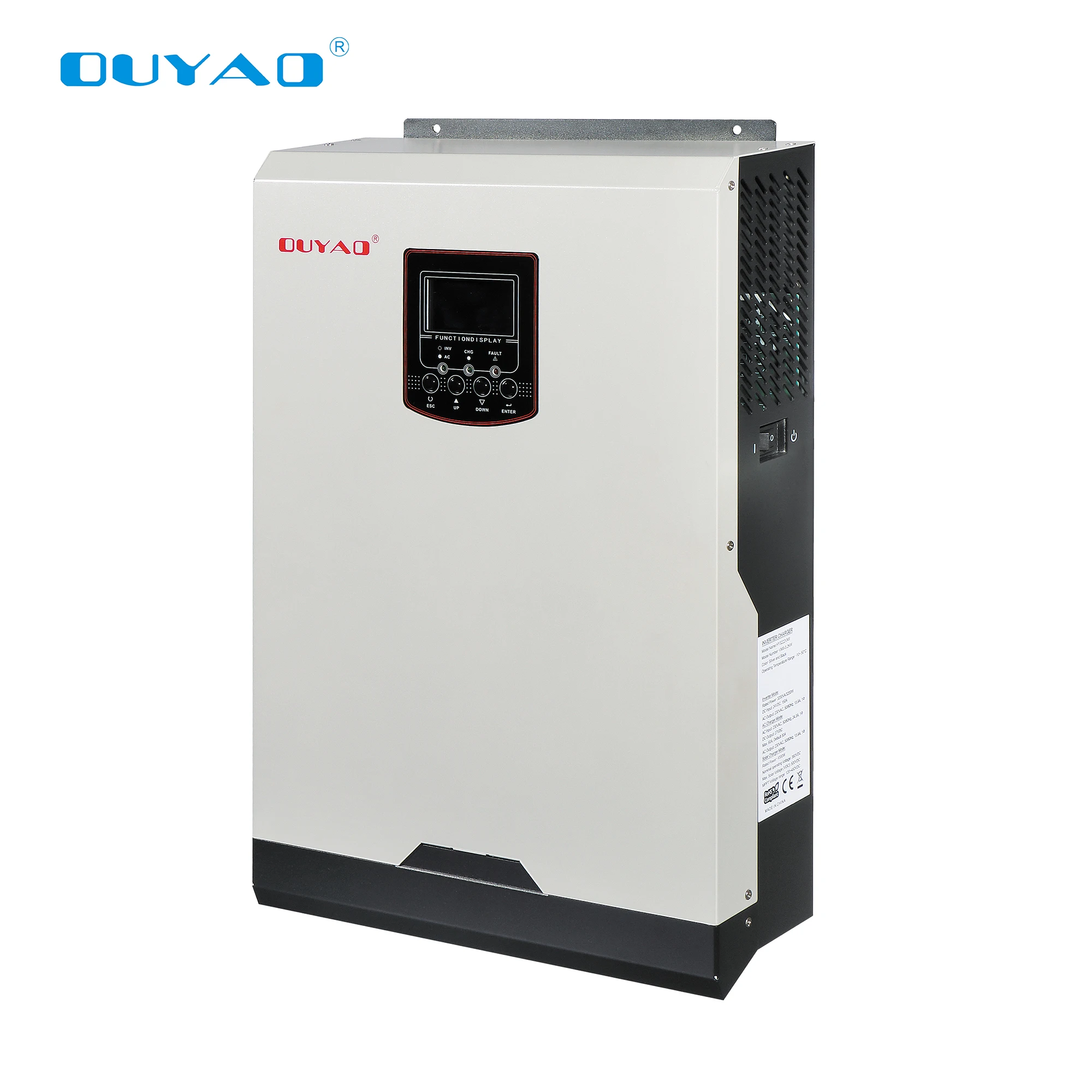 Горячая Распродажа Гибридный MPPT солнечный инвертор цена 5.5kw 48V 100A может работать без