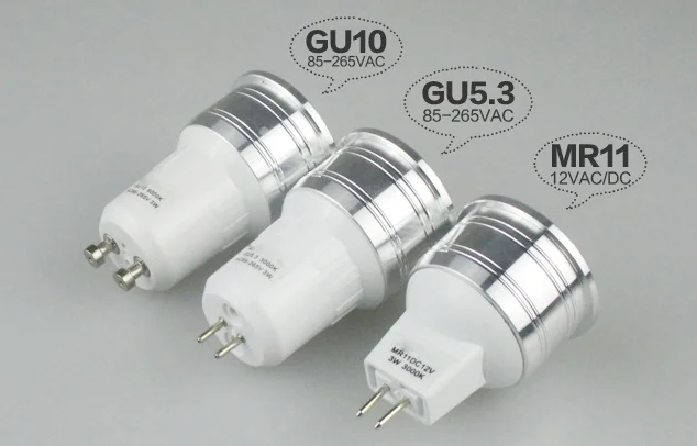 
12V MR11 3W LED bulb 