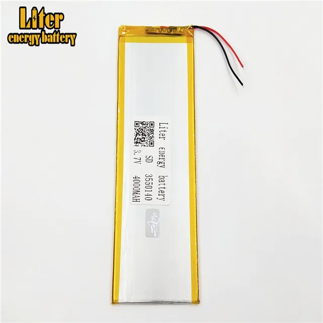 Литий-ионный полимерный аккумулятор для камеры, 3550140, 3,7 в, 4000 мАч, Ce, цифровые продукты, литровая энергетическая батарея, литий-полимерный аккумулятор