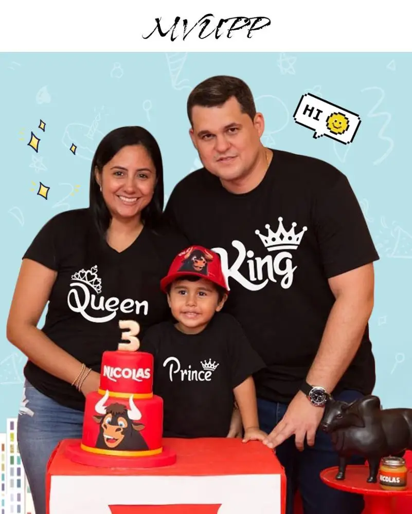 
2021 New Casual Family Matching Clothing Short Sleeve Letter Printing Tops Mommy and Me outfits 