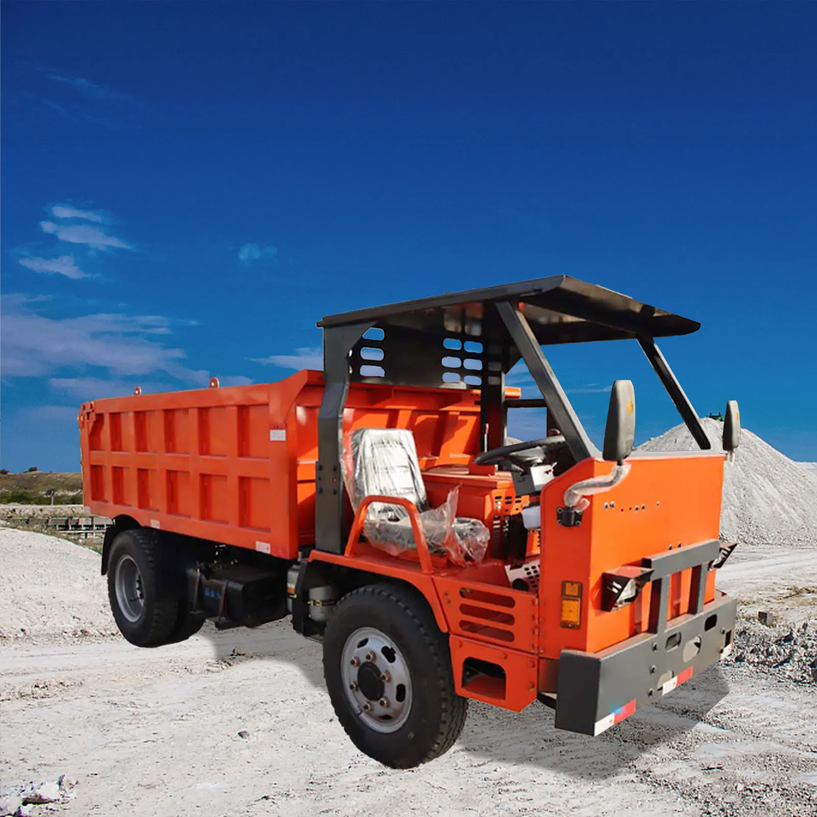 Wholesales Price 5 Ton Metal Minerals Dump Tipper With Strong High Horsepower Mining Dump Truck
