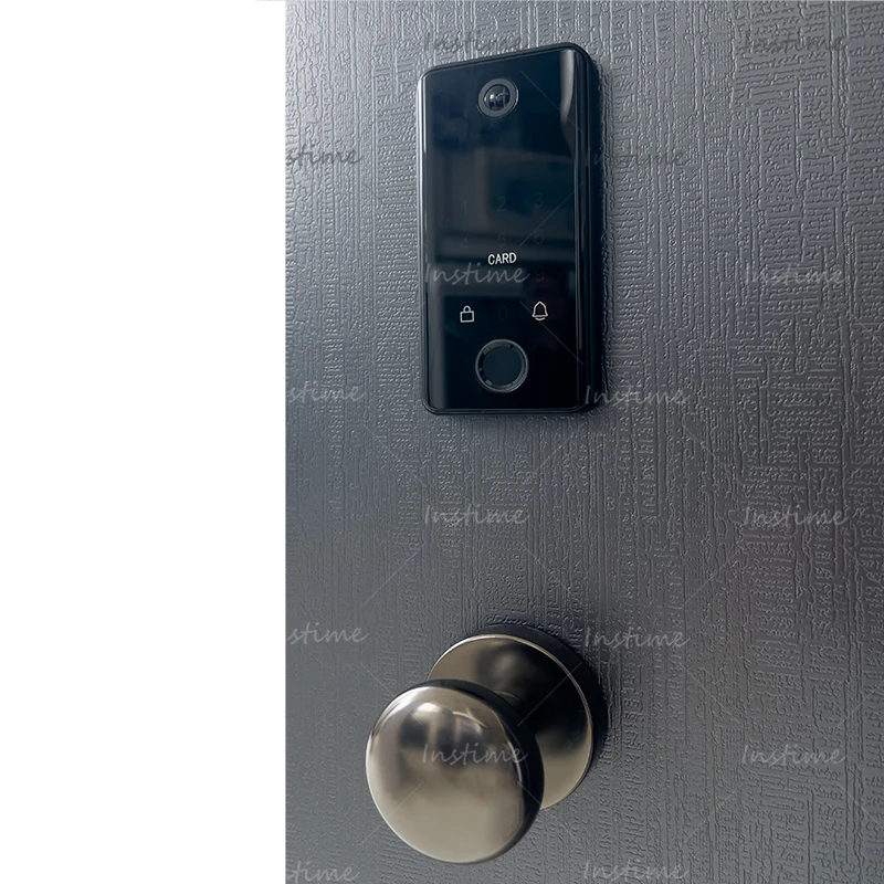 Instime Manufacture Exterior Security Steel Metal Safe Door Room Home Security steel Door Fireproof Soundproof Anti-Theft