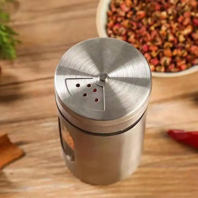Stainless Steel Salt And Pepper Shakers Spice Shaker