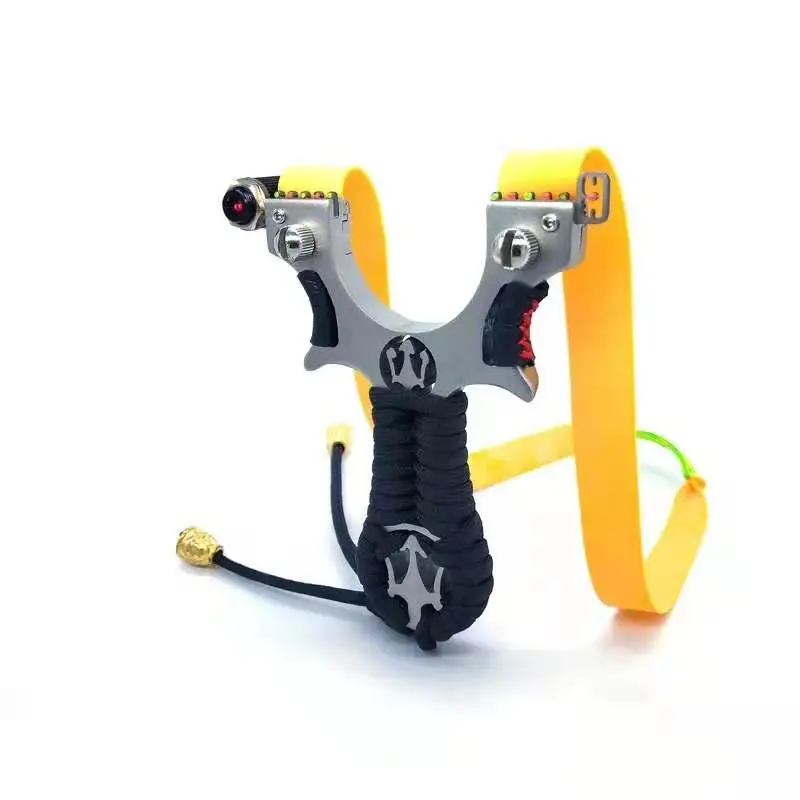 
High Precision Aiming Point Of Stainless Steel Powerful Hunting Catapult For Outdoor Sports Competition 