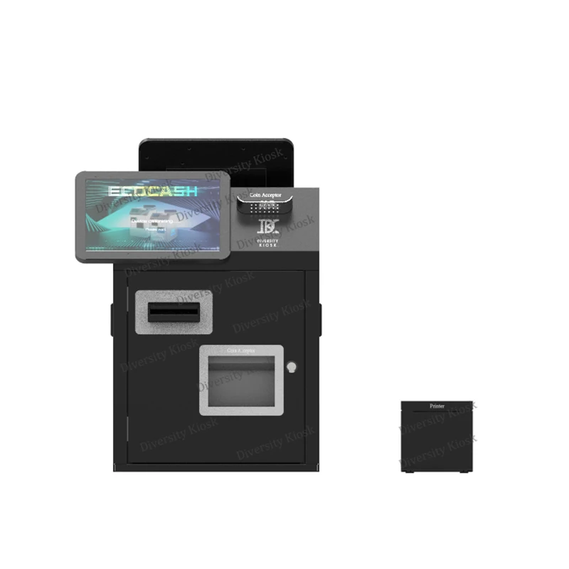 Built-in Software API SDK IncludedLED LCD Monitor Cashless POS Terminal Payment 1D 2D Barcode Scanner Self Service Kiosk