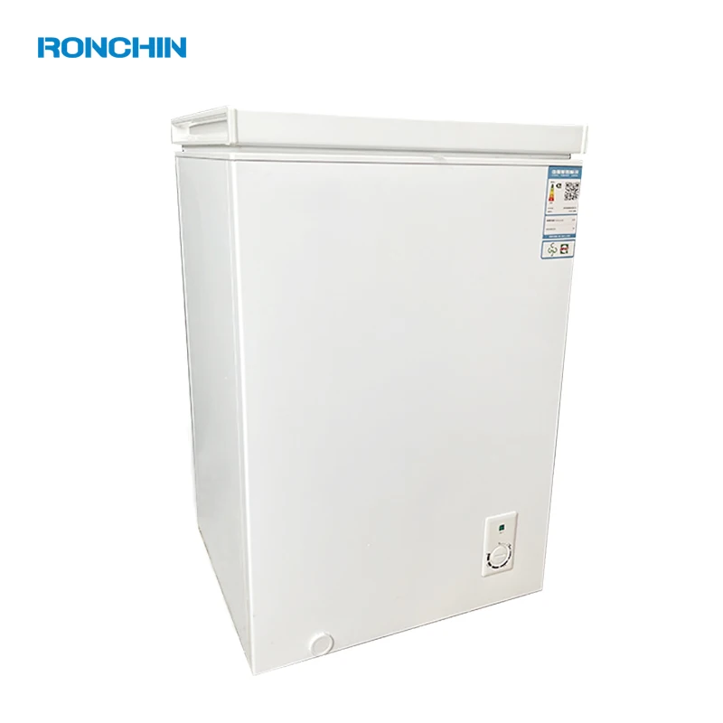 Best Selling Household Appliances Kitchen Horizontal Refrigerator Single Door Top Opening Deep Cabinet Freezer