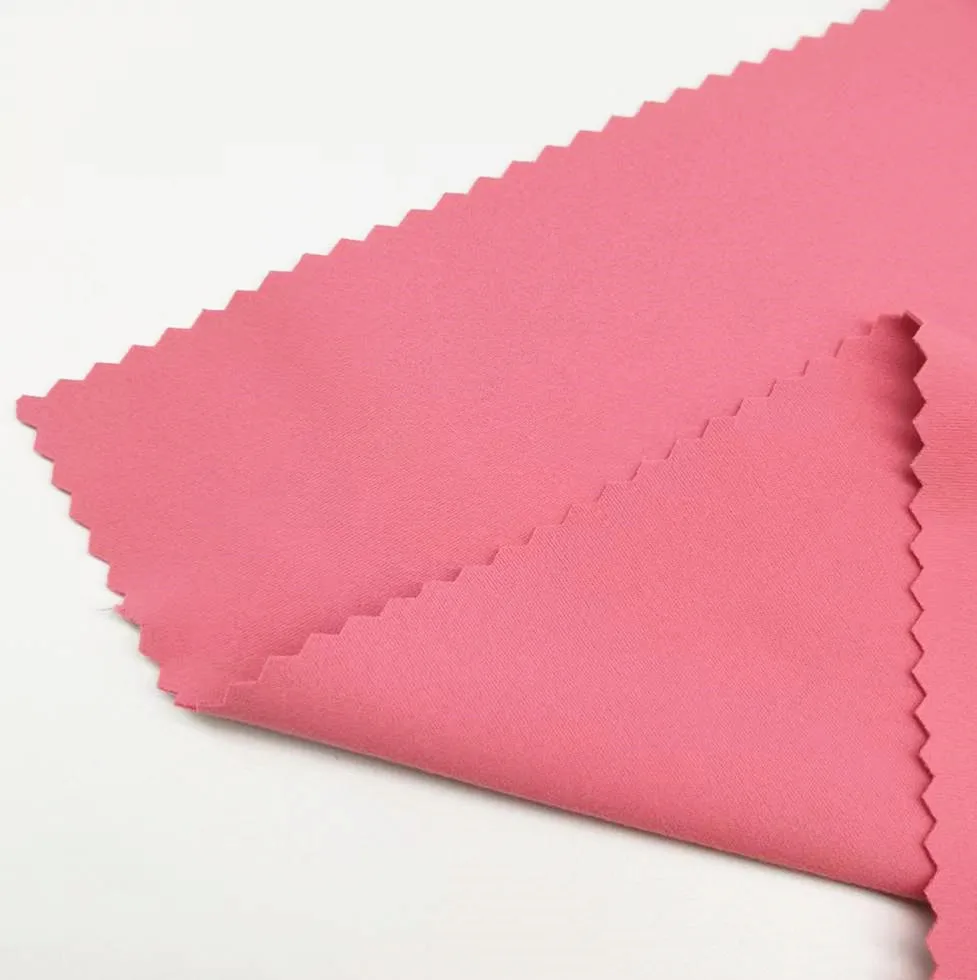 High Quality 82% Polyester 18% Spandex Double-side Brushed Fabric
